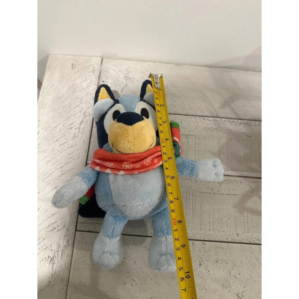 Bluey Christmas Plush Holiday Scarf Stuffed Animal Dan Dee 9 Inch Toy